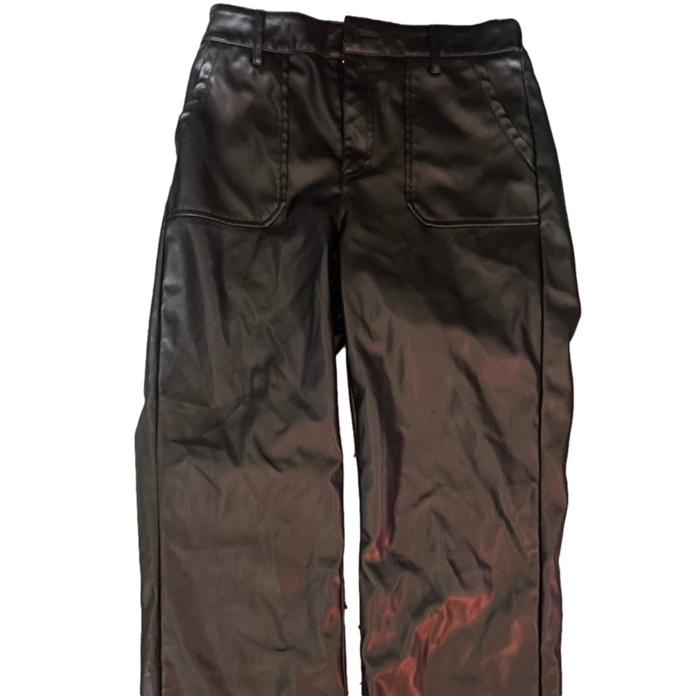 Kendall + Kylie vegan leather pants, size m